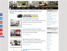 Tablet Screenshot of interiordecoratingcolors.com
